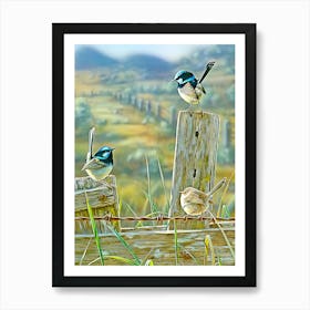 Three Birds Art Print