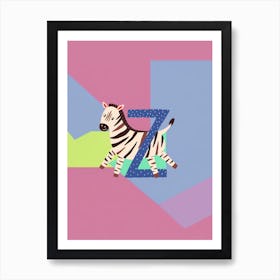 Kids Initials Z Art Print