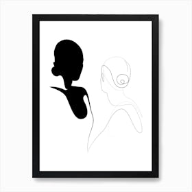 Nocturne Talk Art Print