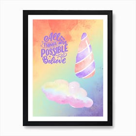All Things Possible Art Print
