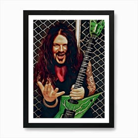 Dimebag Darrell art Affiche