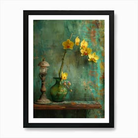 Yellow Orchids 2 Art Print