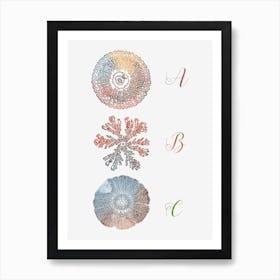 Paenibacillus Dendritiformis Bacteria Watercolor Colonies Social Microorganism Pattern-Forming Bacteria Art Print