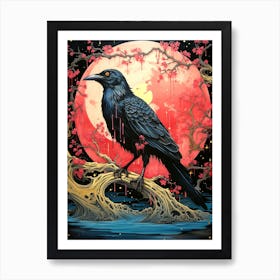 Crow Art Art Print