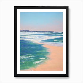 Fingal Bay Beach Australia Monet Style Art Print