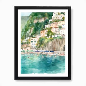 Summer In Amalfi Art Print