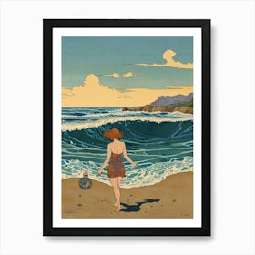 San Diego Beach Art Print