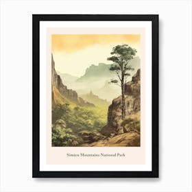 Simien Mountains National Park Art Print