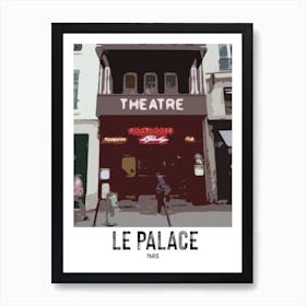 Le Palace, Nightclub, Paris, Art, Wall Print Affiche