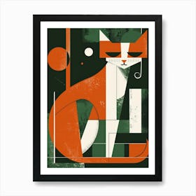 Abstract Cat 6 Art Print