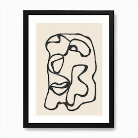 Minimal Abstract Art 8 Art Print