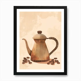 Love Coffee Art Print