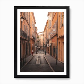 Street In Aix-en-Provence Art Print
