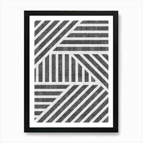 Mountains In Lines 1 Art Print