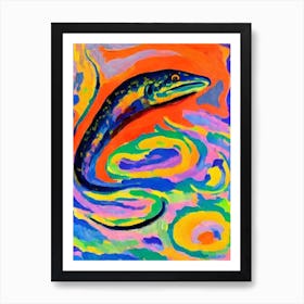 Moray Eel Matisse Inspired Art Print