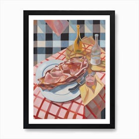 Saltimbocca Alla Romana Still Life Painting Poster