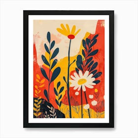 Namaqualand Daisy Groovy 22 Art Print