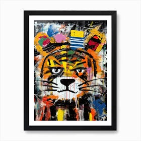 Cute little tiger Art Print