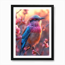 Colorful Bird 12 Art Print