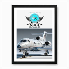 Hall-O-Gram Creations Aero Prototype Concept ~Reimagined 18 Art Print