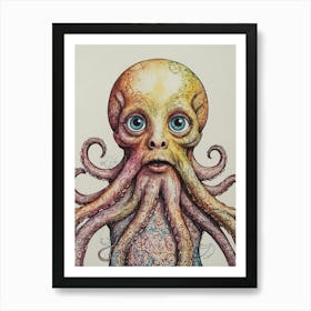 Octopus 18 Art Print