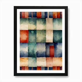 Abstract Watercolor Painting 35 Art Print