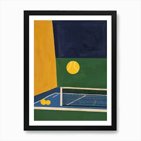 Tennis Court 17 Art Print