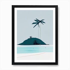 San Blas Islands Panama Simplistic Tropical Destination Art Print
