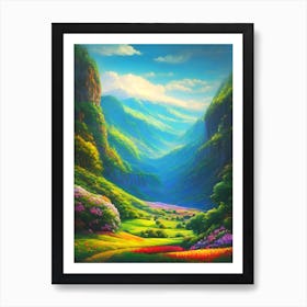 Landscape Painting, Landscape Painting, Landscape Painting, Landscape Painting 2 Art Print