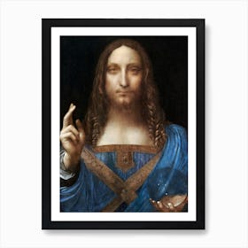 Salvator Mundi, Leonardo Da Vinci Art Print