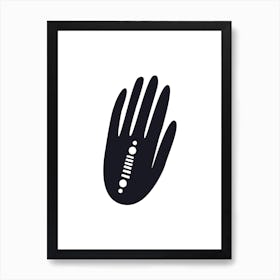Abstract Hand One Art Print