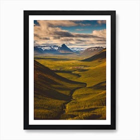 Abisko National Park Sweden Vintage Poster Art Print