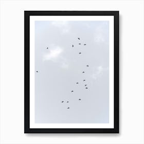 Birds Flying South Art Print