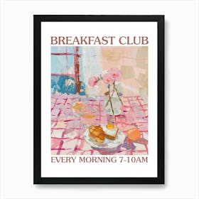 Breakfast Club Eggs Benedict 2 Art Print