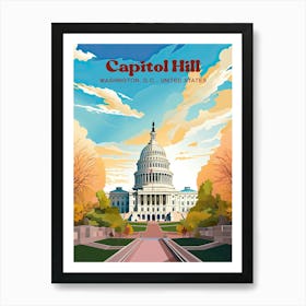 Capitol Hill Republican Art Illustration Art Print