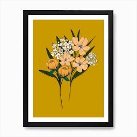 Yellow Flowers Art Print