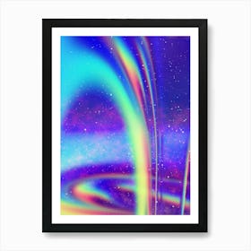 Rainbow Swirls Art Print