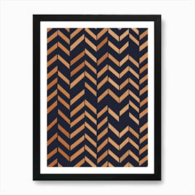 Herringbone Pattern Art Print