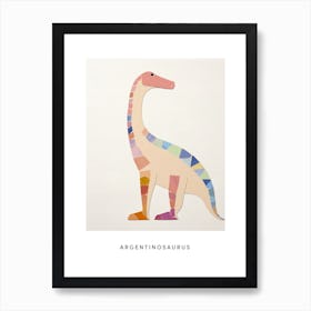 Nursery Dinosaur Art Argentinosaurus 1 Poster Art Print