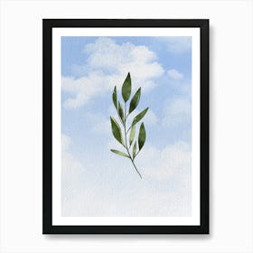 Leaf In The Sky 1 Art Print