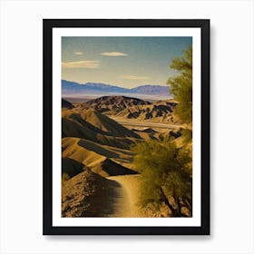 Death Valley National Park 2 United States Of America Vintage Poster Art Print