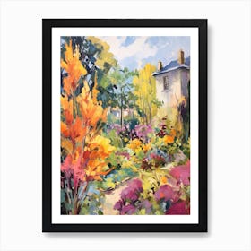 Autumn Gardens Painting Le Jardin Plume France 1 Art Print