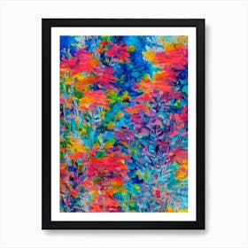 Acropora Pulchra Vibrant Painting Art Print