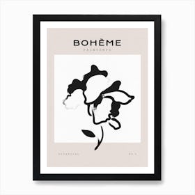 Boho Bohemian 1 Poppy Art Print