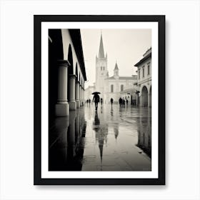 Padua, Italy,  Black And White Analogue Photography  4 Art Print