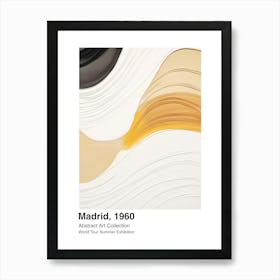 World Tour Exhibition, Abstract Art, Madrid, 1960 5 Art Print