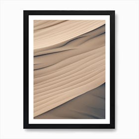 Sand Dunes In The Desert 1 Art Print