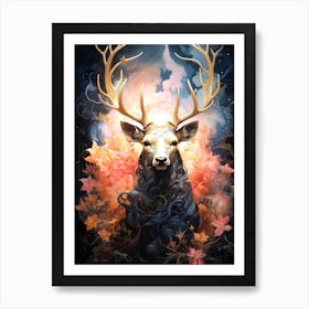 Deer Art 1 Art Print