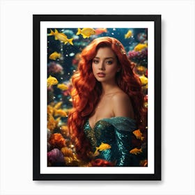 Ariel - The little mermaid, disney movies Art Print