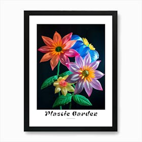 Bright Inflatable Flowers Poster Passionflower 2 Poster